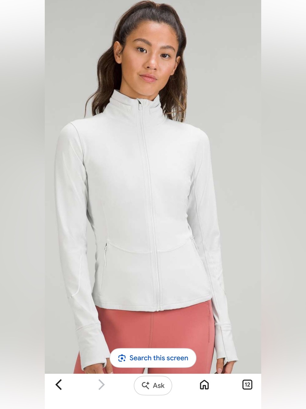 Lululemon Nulux Reflective Running Jacket